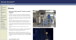 Desktop Screenshot of mountainmoonshine.com