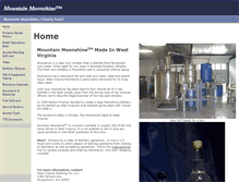 Tablet Screenshot of mountainmoonshine.com